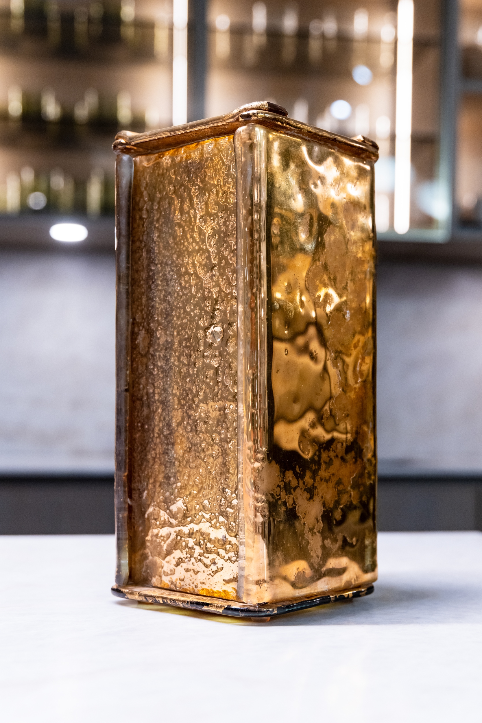 Golden vase