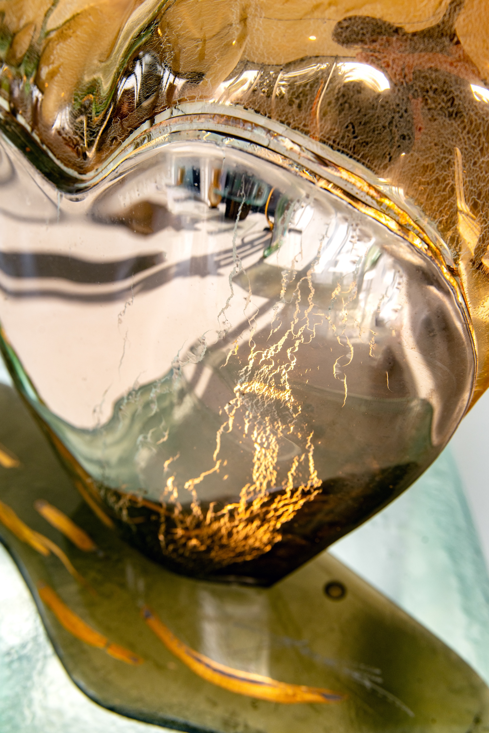 Gold - platinum heart