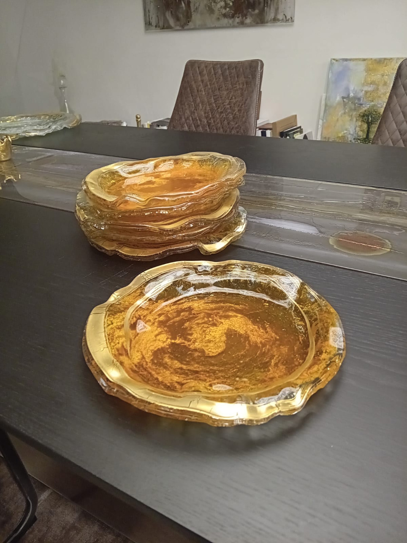 Golden plates 