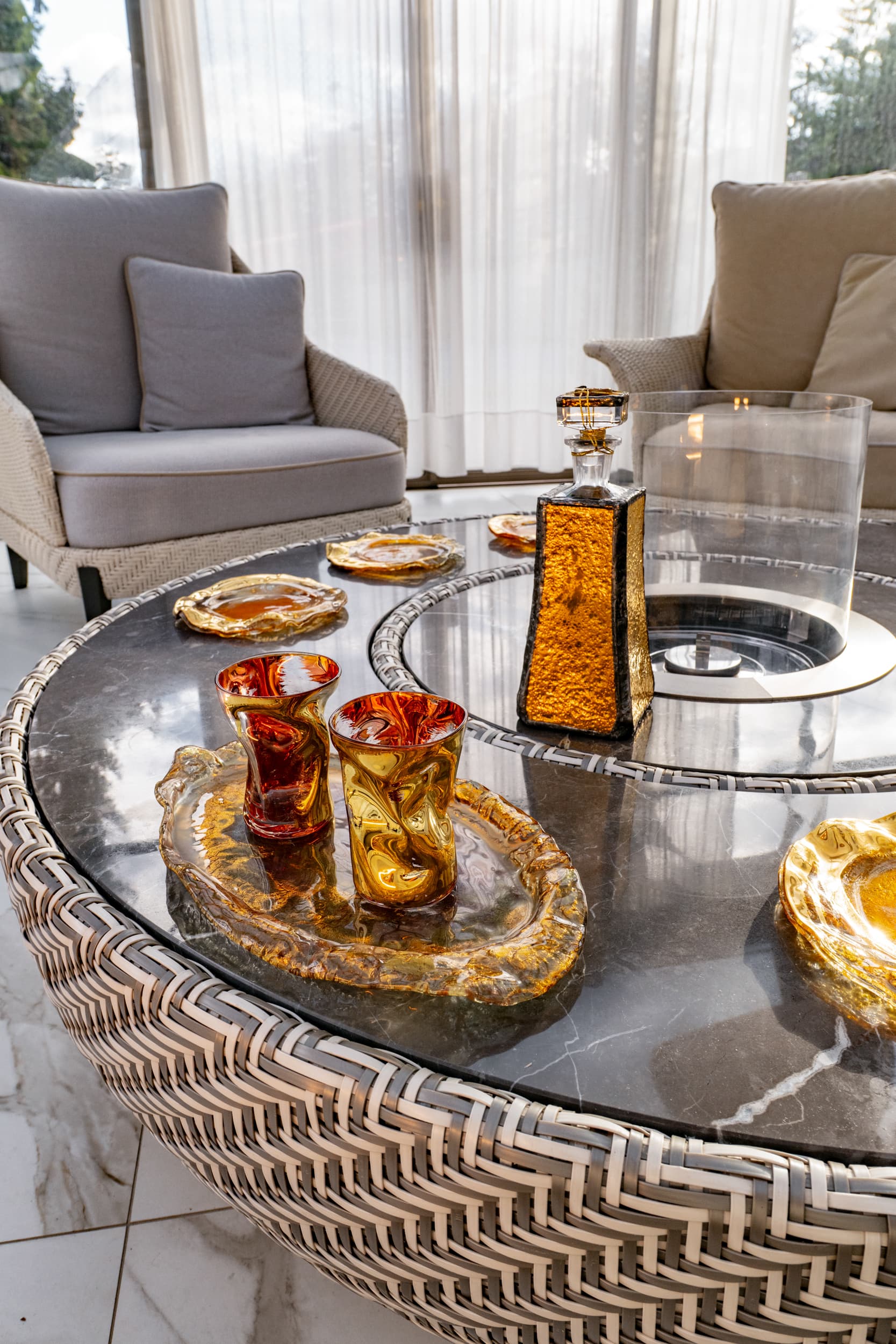 Orangery table setting